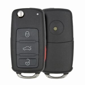 Volkswagen Touareg 2003 2010 Normal Flip Key Remote 433MHz 3 Buttons