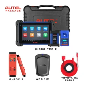 Autel IM608 Pro 2 OBD2 Tablet + G-Box3 + APB112 + 8A Cable + 2-Year Update