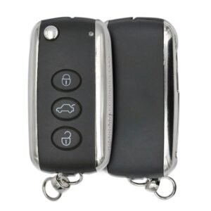Bentley 2005 2015 Flip Key Remote 315MHz 3 Buttons FCC ID: 5WK45031 PCF7942/44A