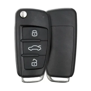 Keydiy KD Flip Key Remote 3 Buttons For Audi Type B02
