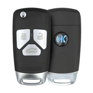 KeyDiy KD Flip Key Remote 3 Buttons Universal PCF Audi Type -3