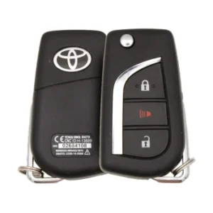 Original Toyota Hilux Fortuner 2017 2019 Flip Key Remote 3 Buttons 433MHz
