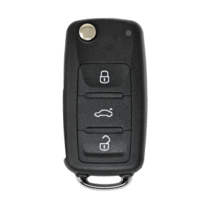 Volkswagen VW Flip Remote Key Shell UDS 3 Buttons