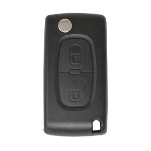 Citroen Peugeot 307 Flip Remote Key Shell 2 Buttons HU83 Blade