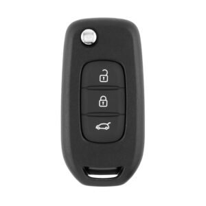 REN Flip Remote Key Shell 3 Buttons White Color VAC102 Blade