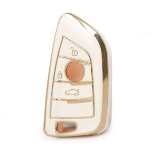 Nano High Quality Cover For BMW FEM Remote Key 3 Buttons White Color