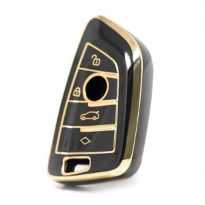 Nano High Quality Cover For BMW CAS4 F Series Remote Key 4 Buttons Black Color