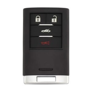 Cadillac Smart Remote Key Shell 3+1 Buttons