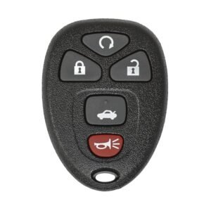 Chevrolet Impala 2008 Remote Key Shell 4+1 Button without Battery Holder