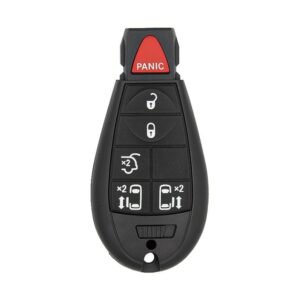 Chrysler Jeep Dodge Fobik Remote Key Shell 5+1 Button Side Doors