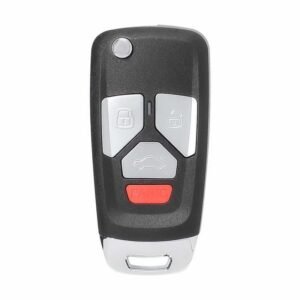 Xhorse VVDI VVDI2 Wire Flip Remote Key 3+1 Button Audi Style XKAU02EN