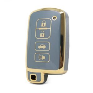 Nano High Quality Cover For Toyota Camry 2012-2017 Remote Key 3+1 Buttons Gray Color TYT-D11J