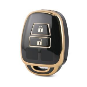 Nano High Quality Cover For Toyota Remote Key 2 Buttons Black Color TYT-E11J2