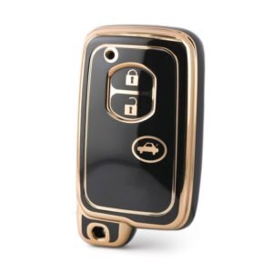 Nano High Quality Cover For Toyota Remote Key 3 Buttons Black Color TYT-H11J3A