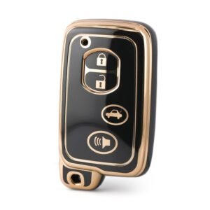 Nano High Quality Cover For Toyota Remote Key 4 Buttons Black Color TYT-H11J4