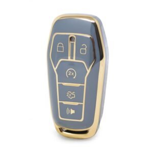 Nano High Quality Cover For Ford Explorer Remote Key 4+1 Buttons Gray Color Ford-A11J