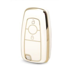Nano High Quality Cover For Ford Remote Key 2 Buttons White Color Ford-B11J2