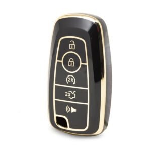 Nano High Quality Cover For Ford Remote Key 5 Buttons Black Color Ford-B11J5