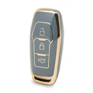 Nano High Quality Cover For Ford Edge Remote Key 3 Buttons Gray Color Ford-C11J