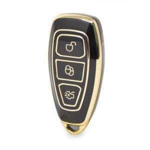 Nano High Quality Cover For Ford Remote Key 3 Buttons Black Color Ford-D11J