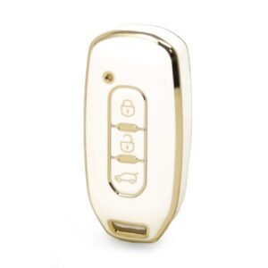 Nano High Quality Cover For Ford Remote Key 3 Buttons White Color Ford-H11J