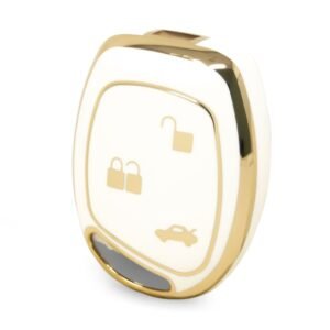 Nano High Quality Cover For Ford Remote Key 3 Buttons White Color Ford-L11J