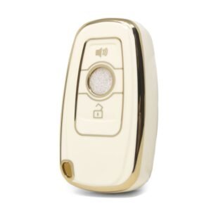 Nano High Quality Cover For Great Wall Remote Key 3 Buttons White Color GW-A11J