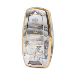 Nano High Quality Marble Cover For Great Wall Remote Key 4 Buttons White Color GW-B12J4