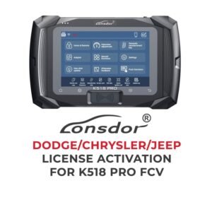 Lonsdor - Dodge / Chrysler / Jeep License Activation For K518 Pro FCV