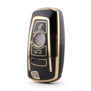 Nano High Quality Cover For BMW Remote Key 3 Button Black Color BMW-A11J3