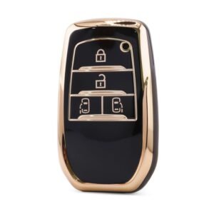Nano High Quality Cover For Toyota Remote Key 4 Button Black Color TYT-A11J4BH