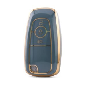 Nano High Quality Cover For Ford Remote Key 3 Button Gray Color Ford-B11J3B
