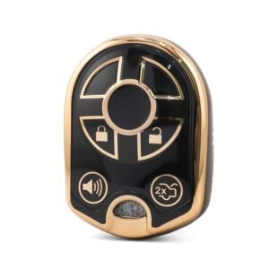 Nano High Quality Cover For Ford Remote Key 4 Button Black Color Ford-K11J4