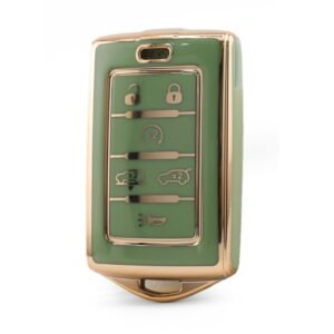 Nano High Quality Cover For Jeep Remote Key 6 Button Green Color Jeep-E11J6