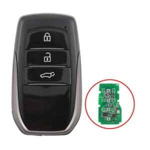 Toyota 2023 Smart Remote Key Shell 3 Buttons Chrome Sides BA Type