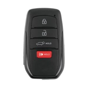 Toyota Highlander 2024 Smart Remote Key 3+1 Buttons 314.35/ 312.11MHz 8990H-0E330 / 8990H-0E600 / 8990H-0C020 / 8990H-0C021 / 8990H-35040 / 8990H-0E601 / 8990H-0E331