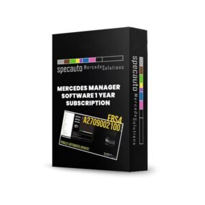 Spec-Auto Mercedes Manager Software 1 year Subscription