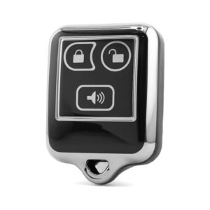 Nano High Quality Cover For Ford Remote Key 3 Button Black Color Silver Frame Ford-M11Y3