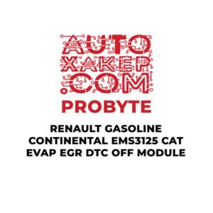 ProByte Renault Gasoline Continental EMS3125 CAT EVAP EGR DTC OFF Module