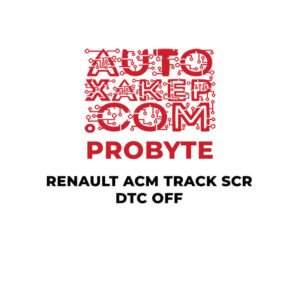 ProByte RENAULT ACM TRACK SCR DTC OFF