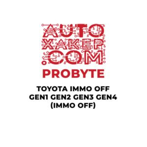 ProByte TOYOTA IMMO OFF GEN1 GEN2 GEN3 GEN4 (IMMO OFF)