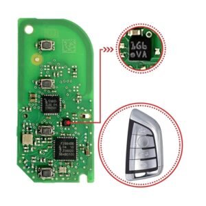 BMW G series BDC 3 System Original Smart Remote PCB with UWB 4 Buttons 433MHz