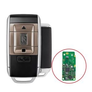 Rolls Royce Cullinan Phantom Smart Key Shell 3 Buttons - Black Color