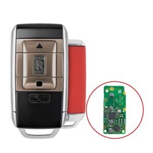 Rolls Royce Cullinan Phantom Smart Key Shell 4 Buttons - Red Color