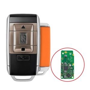Rolls Royce Cullinan Phantom Smart Key Shell 4 Buttons - Orange Color