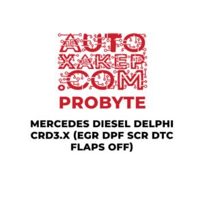 ProByte Mercedes Diesel Delphi CRD3.X (EGR DPF SCR DTC FLAPS OFF)