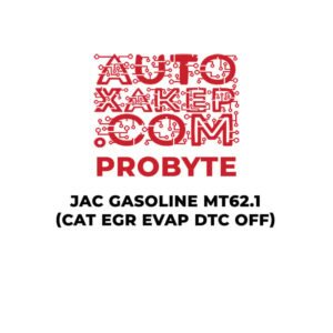 ProByte JAC Gasoline MT62.1 (CAT EGR EVAP DTC OFF)