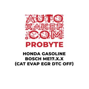 ProByte Honda Gasoline Bosch ME17.X.X (CAT EVAP EGR DTC OFF)