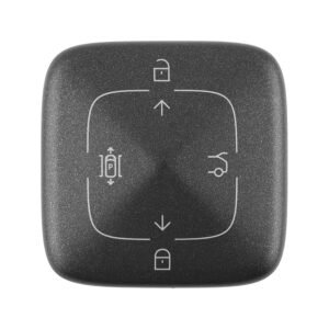 Zeekr 001, 007, 7x Original Smart Remote Key 4 Buttons 433mhz Bluetooth Without Chip - Black